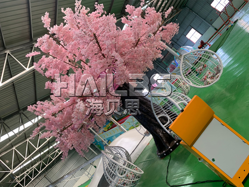 櫻花許愿樹(shù)吊籃秋千