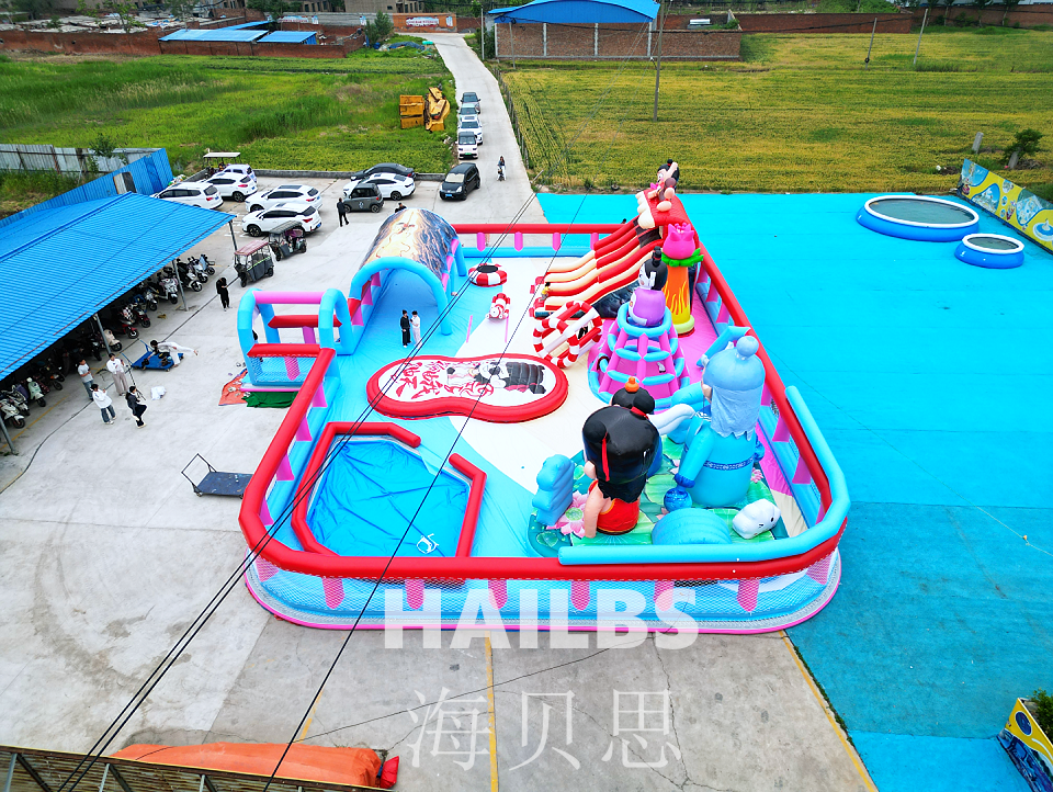 哪吒主題水上漂浮樂園