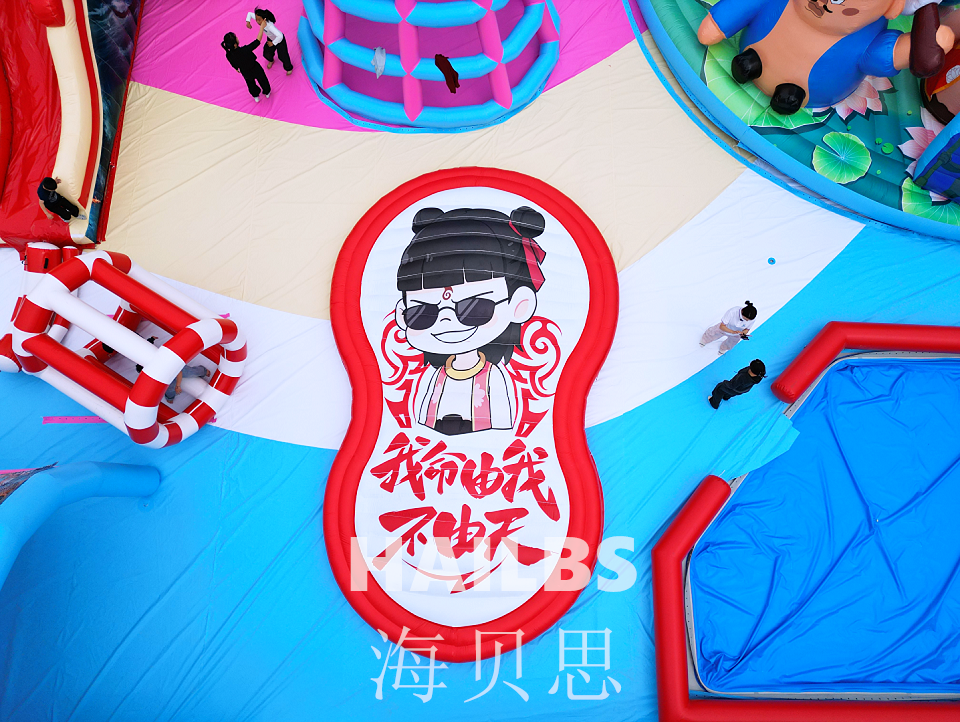 哪吒主題水上漂浮樂園