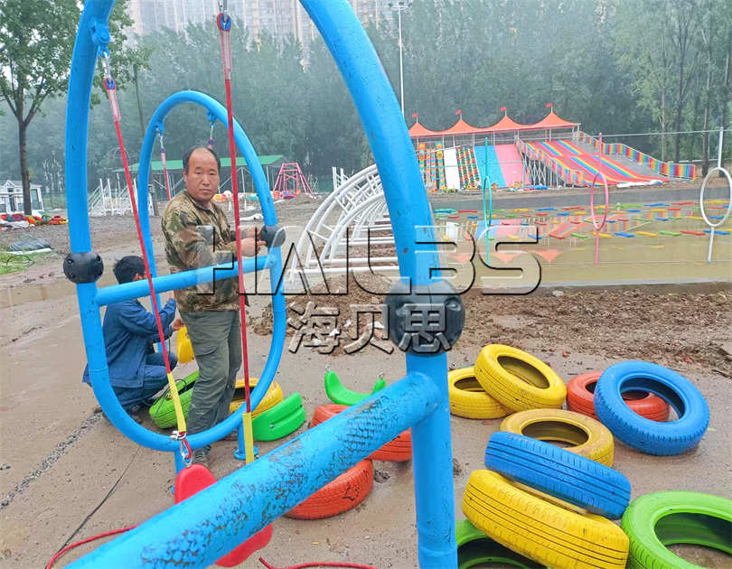 南陽鄧州無動(dòng)力樂園施工現(xiàn)場
