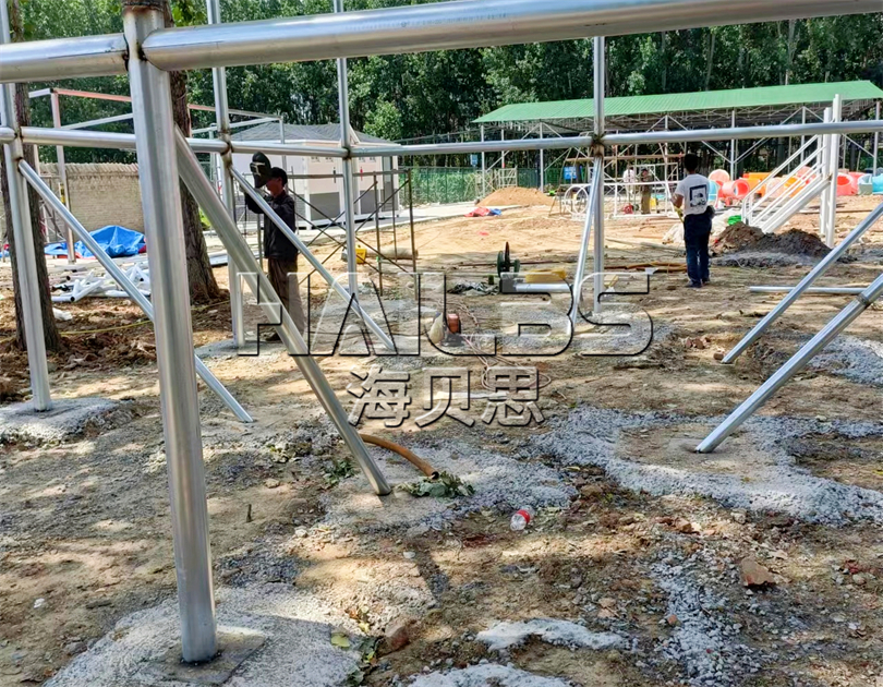 南陽鄧州無動(dòng)力樂園施工現(xiàn)場