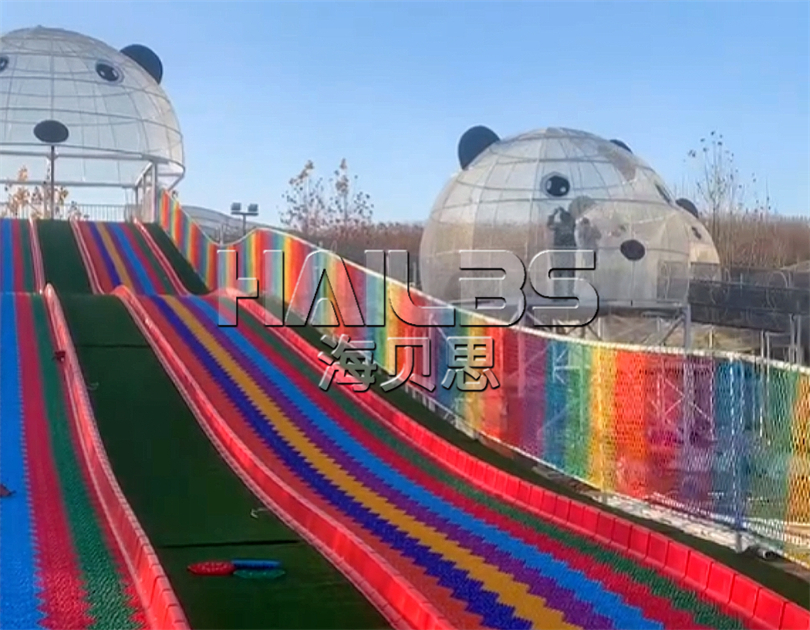 河南洛陽無動力樂園施工現(xiàn)場