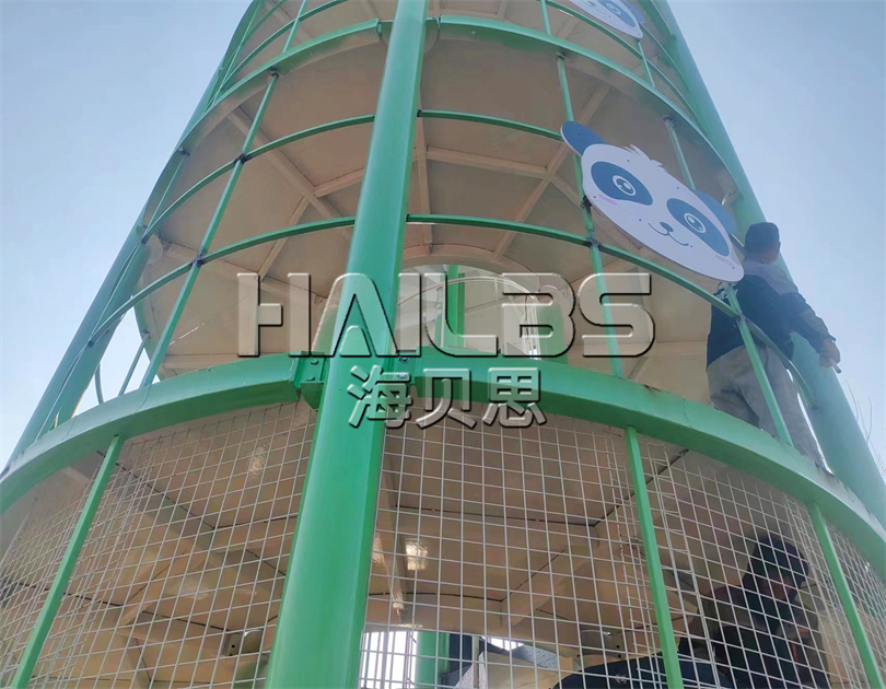 河南洛陽無動力樂園施工現(xiàn)場