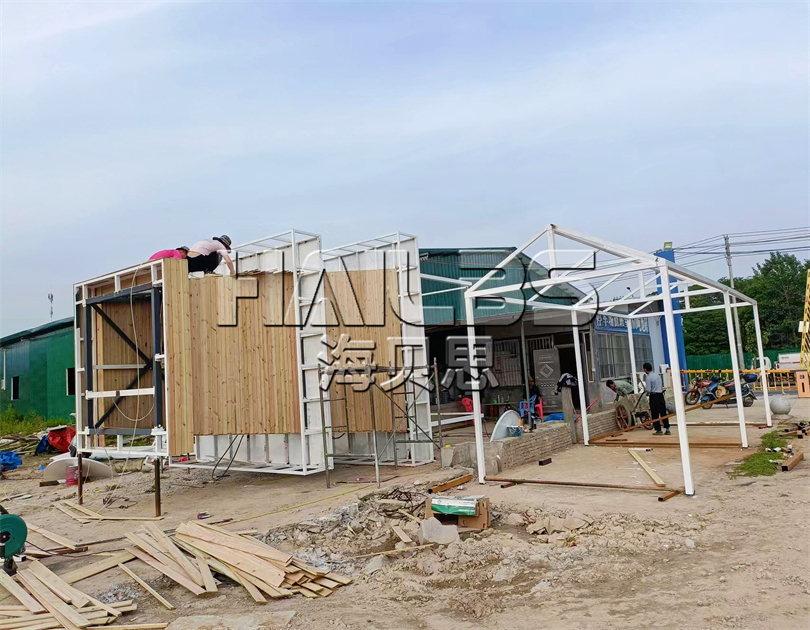 湖北麻城無動力樂園施工現(xiàn)場
