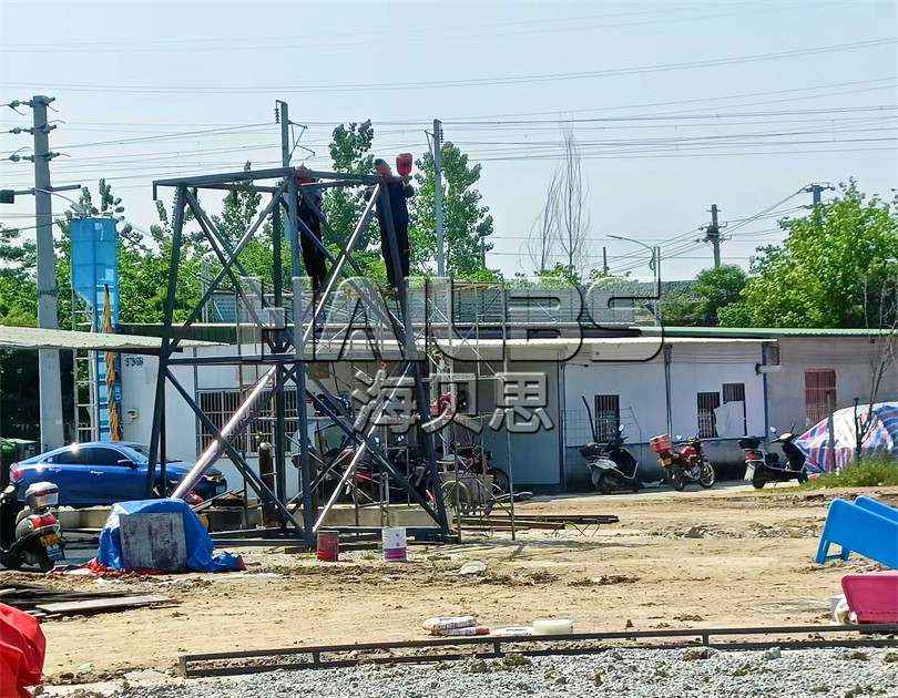 湖北麻城無動力樂園施工現(xiàn)場