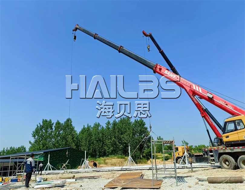 湖北麻城無動力樂園施工現(xiàn)場