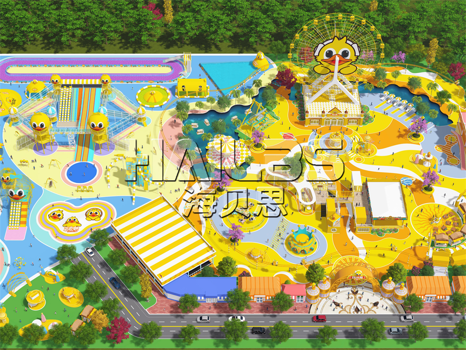 狂歡鴨高端無動(dòng)力親子主題樂園