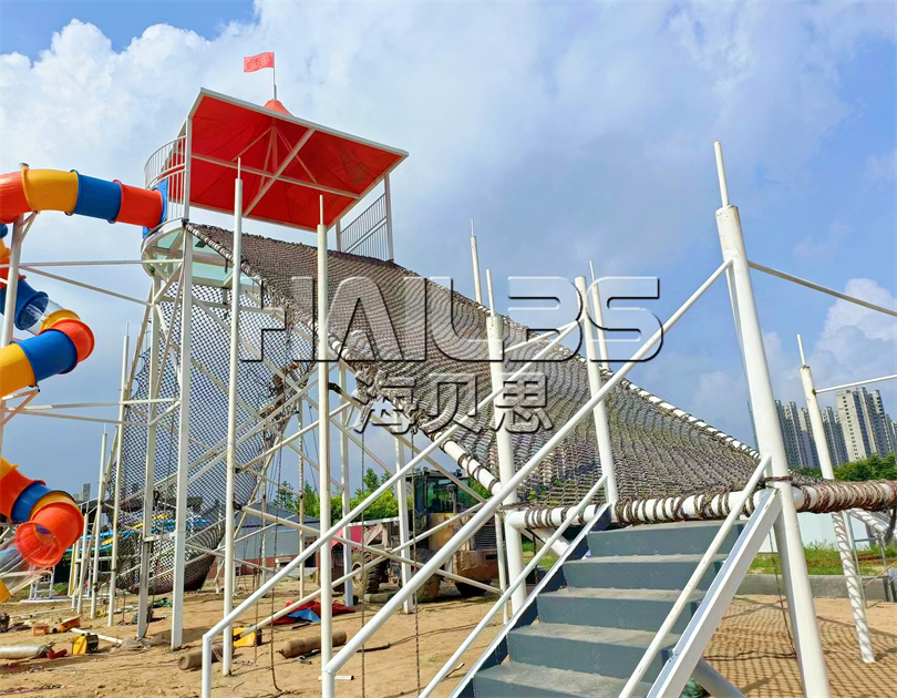 河南商丘無動力樂園施工現(xiàn)場