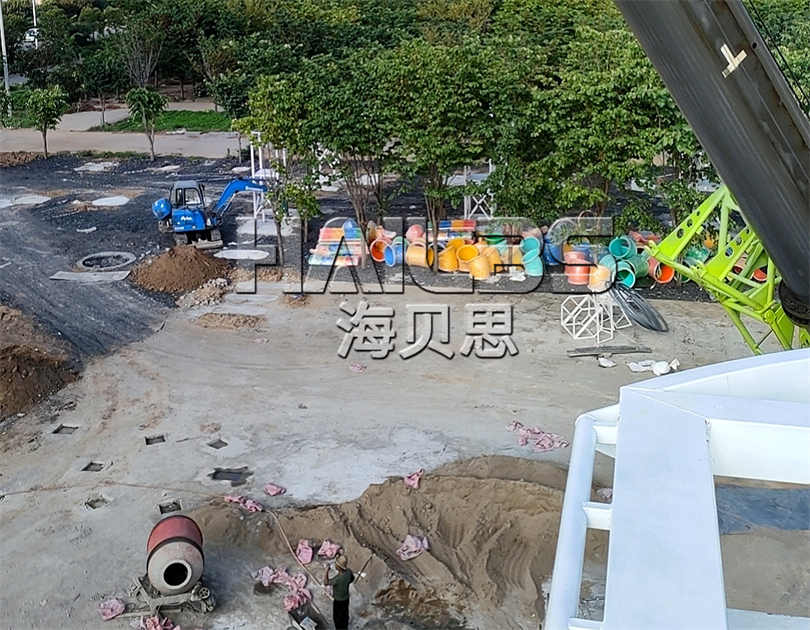許昌恐龍撒歡樂園施工現(xiàn)場(chǎng)